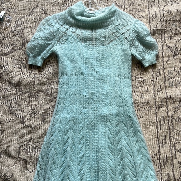 Philosophy by Alberta Ferretti ice blue knit dress - Picture 6 of 14